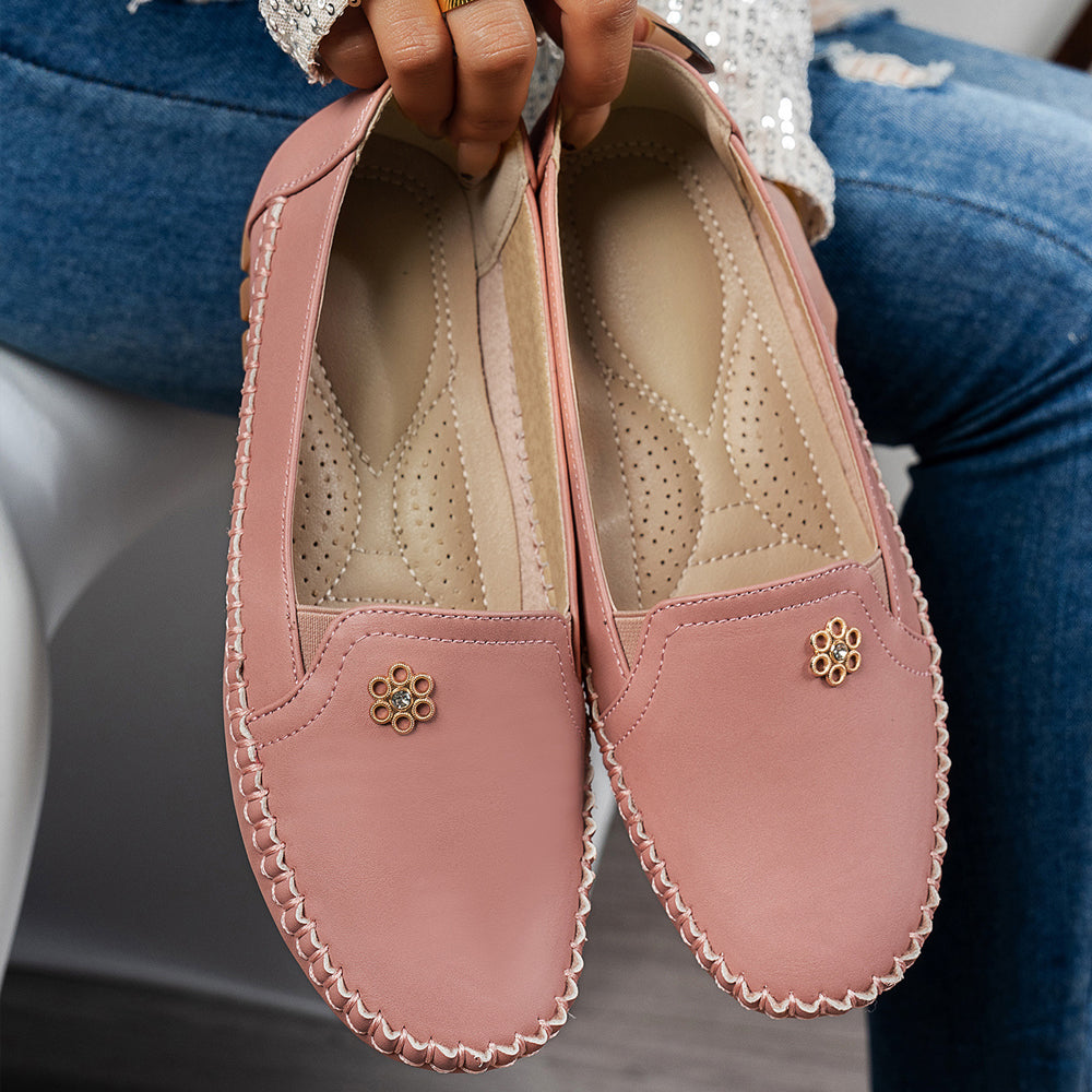 🔥Best Seller-Last Day Sale 60% OFF🔥 Stylish Orthopedic Leather Shoes - All-Day Comfort for Women